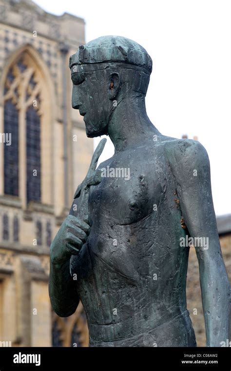 The Statue Of St Edmund By Dame Elizabeth Frink Was Commissioned In