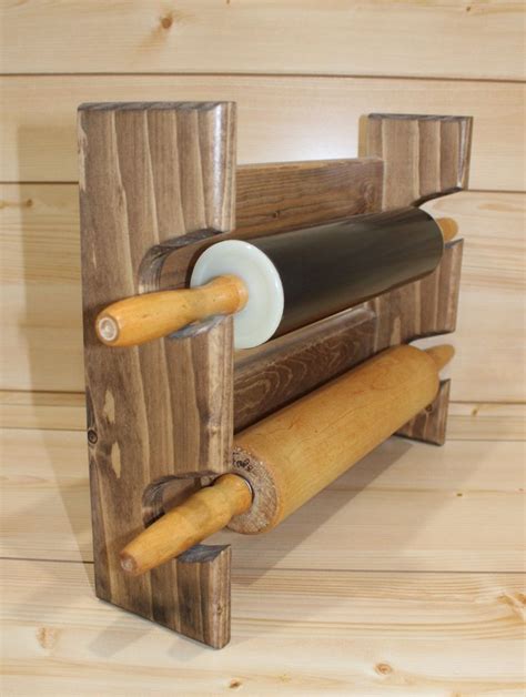 Rolling Pin Rack With Two Slots Multiple Rolling Pin Rack Rolling Pin