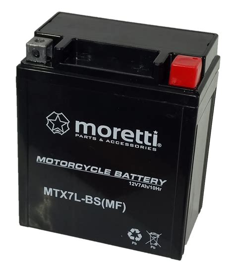 Akumulator Motocyklowy Moretti MTX7L BS 12V 7Ah 11744014233