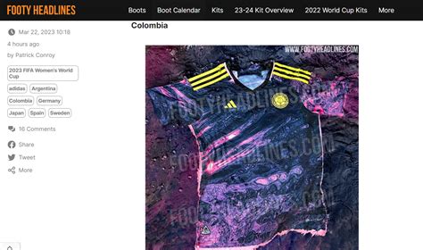 Esta Sería La Camiseta De La Selección Colombia Femenina Para El Mundial De 2023 Infobae