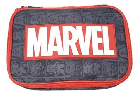 Cartuchera Canopla Mooving Grande Piso Marvel Env O Gratis