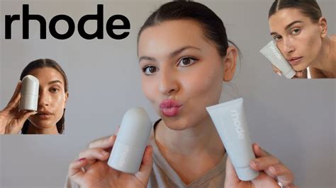 Haileyrhodebieber Rhode Skincare Review First Impressions And Honest