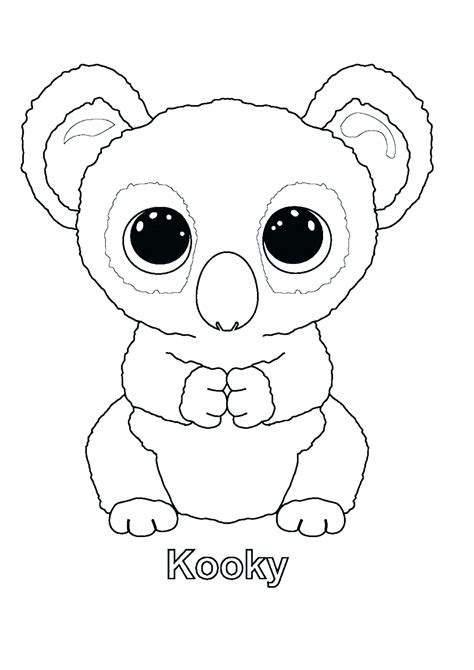 Dibujos Para Colorear Gratis De Beanie Boo Para Descargar Beanie Boo