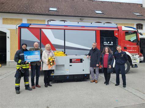 Notstromaggregat für das neue Feuerwehrhaus Freiwillige Feuerwehr St