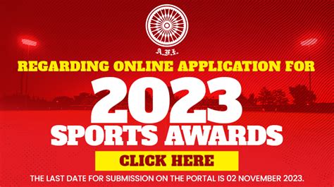 Regarding Online Application for 2023 Sports Awards « Athletics Federation of India