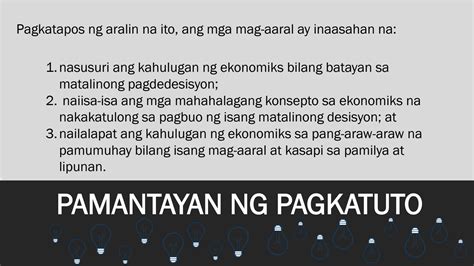 SOLUTION Kahulugan At Kahalagahan Ng Ekonomiks Studypool