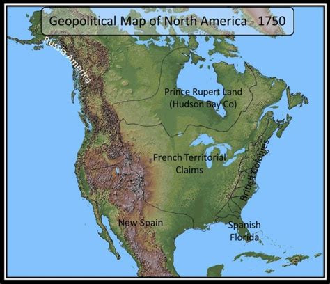 Geopolitical Map 1750