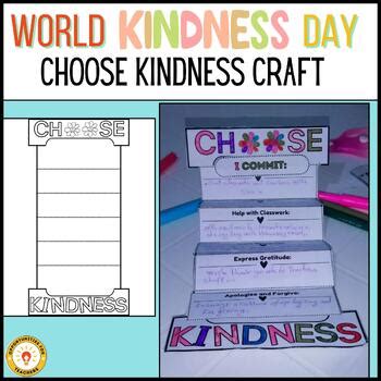 Kindness Craft - Choose Kindness by Opportunities For Teachers | TPT