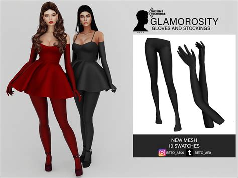 The Sims Resource Glamorosity Gloves And Stockings