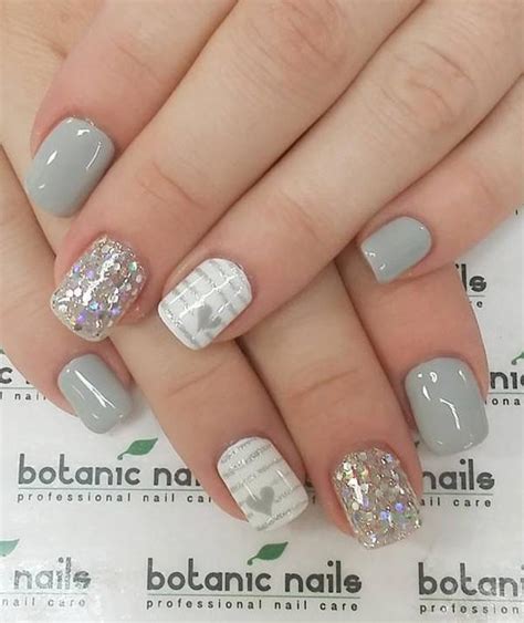 35 Gray Nail Art Designs Art And Design