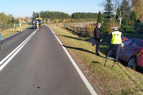 Pijany Kierowca Sprawc Wypadku Pod Koninem Cztery Osoby W Szpitalu