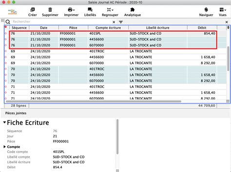 Saisie des écritures comptables Documentation 8sens ERP Logiciel