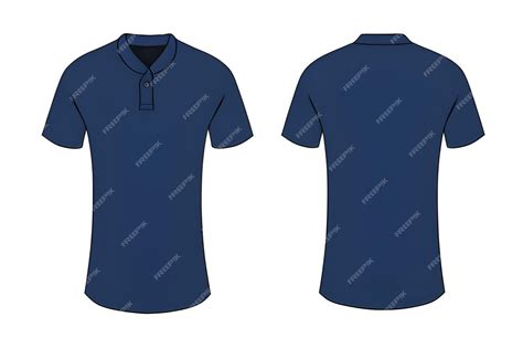 Premium AI Image | Mockup Of Blue Tshirt Front And Back View