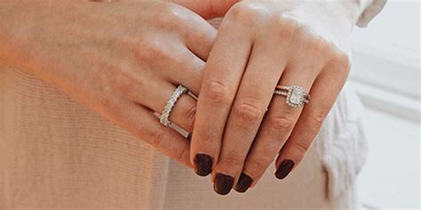 How To Wear Engagement Wedding And Eternity Rings Diamonds Factory