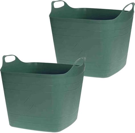 Bathroom Solutions Flexibele Kuip Emmers Wasmanden 2x Stuks 40L Bol