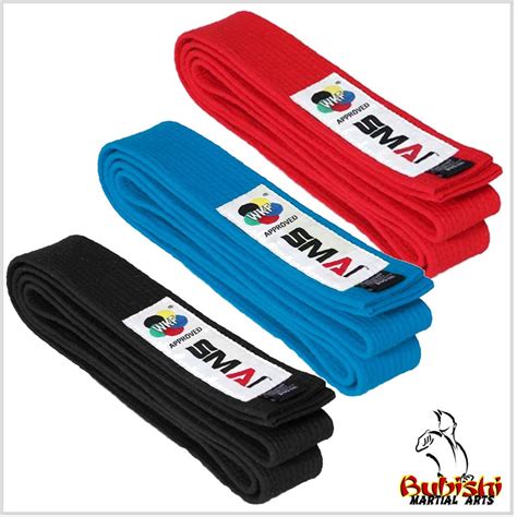 WKF approved karate belt 2020 – 2023 – BUBISHI MARTIAL ARTS