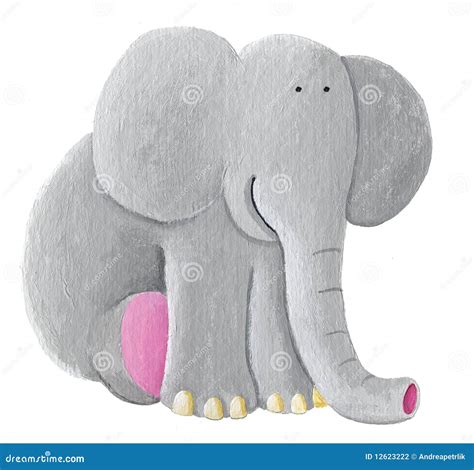 Cute Elephant Sitting Stock Photography - Image: 12623222