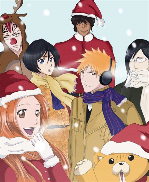 Bleach Christmas Wallpapers Top Free Bleach Christmas Backgrounds