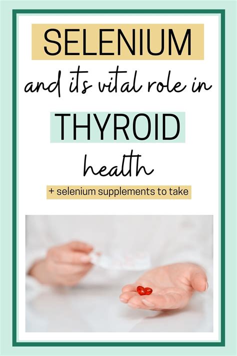 Selenium And Its Vital Role In Thyroid Health Thyroid Health Thyroid