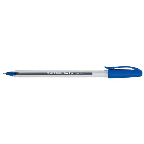 Papermate Inkjoy Capped Ballpoint Pen Medium Mm Blue Each Winc