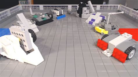 Lego Battlebots Fight Night Blue Flame Vs Titan Youtube