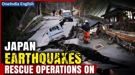 Japan Earthquake Toll Surges To At Least 57 Rescue Teams Confront Aftershocks Oneindia