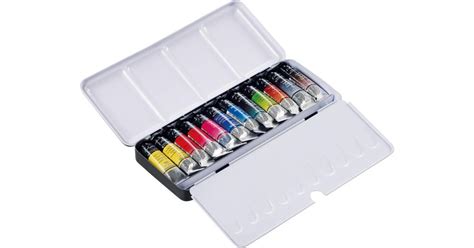 Sennelier French Artists Watercolor Metal Tin Set 10ml Tubes 12 Colors • Price