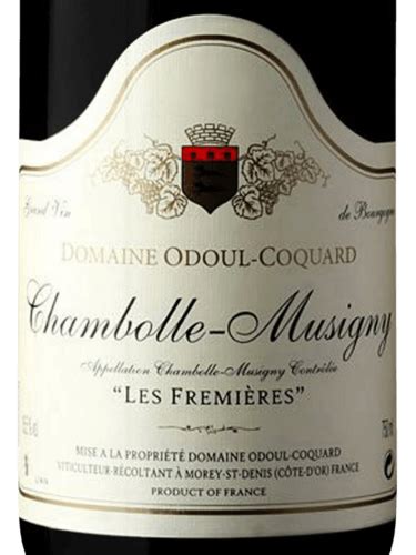 Domaine Odoul Coquard Chambolle Musigny Les Fremieres Vivino