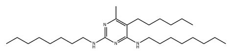 2 4 Pyrimidinediamine 5 Hexyl 6 Methyl N2 N4 Dioctyl 838902 95 7