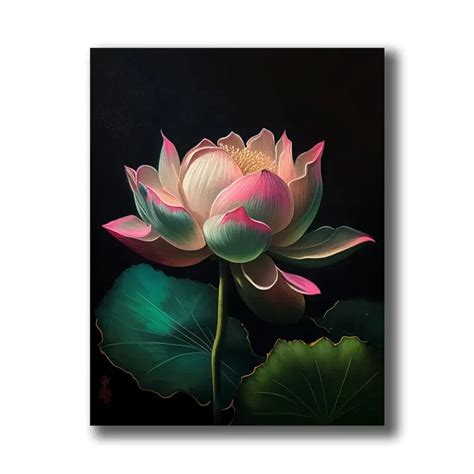 Tableau Fleur De Lotus Rose Comme Des Tableaux