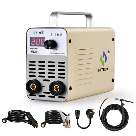 HITBOX ARC Welder 110 220V 200Amp MMA ARC LIFT TIG Welding Machine W