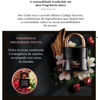 Her Code Eau de Parfum Feminino O Cadeado do Boticário