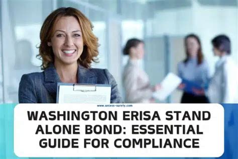 Washington Erisa Stand Alone Bond Essential Guide For Compliance