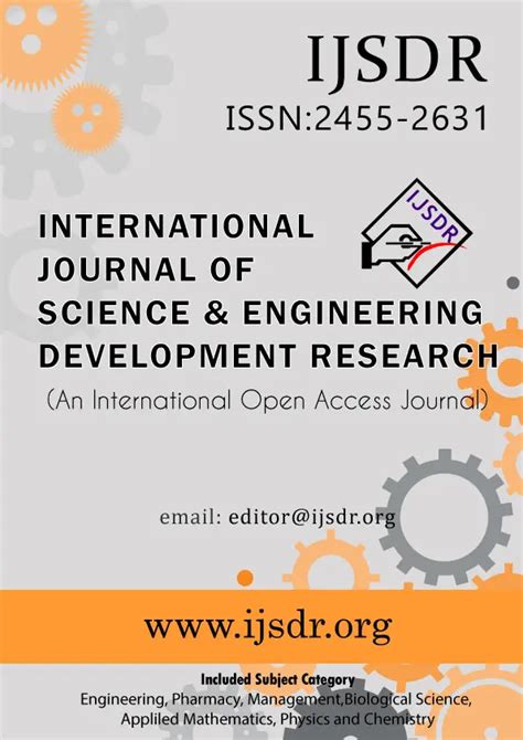 Latest Issue Ijsdr Research Journal