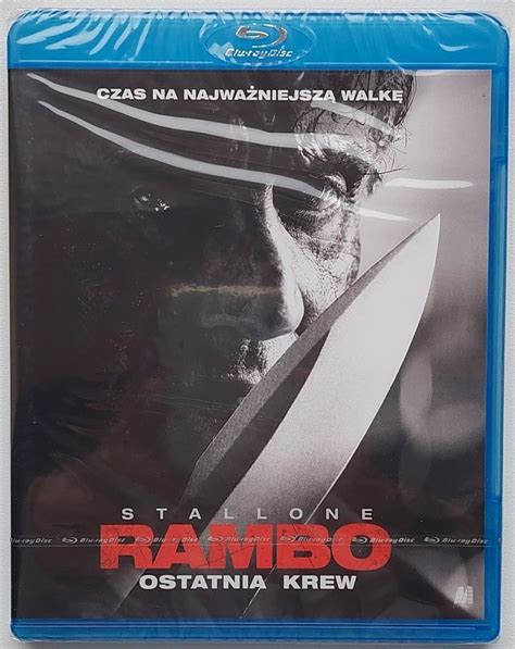 RAMBO OSTATNIA KREW BLU RAY NOWY FOLIA Leszno Kup Teraz Na