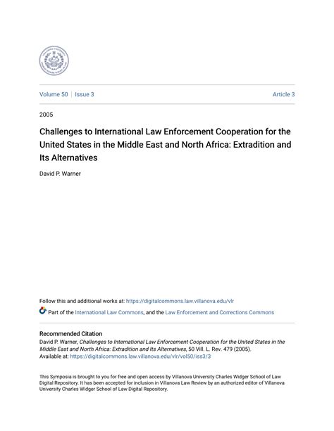 Challenges To International Law Enforcement Cooperation For The United