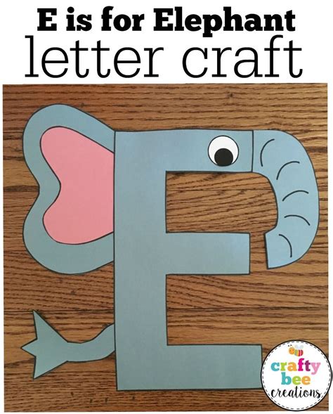 Letter E Handprint Craft