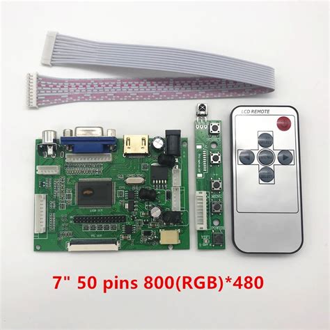 Skylarpu Placa Controladora Lcd Ttl Lvds Hdmi Vga Av Pines