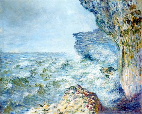 The Sea At Fecamp 1881 Claude Monet