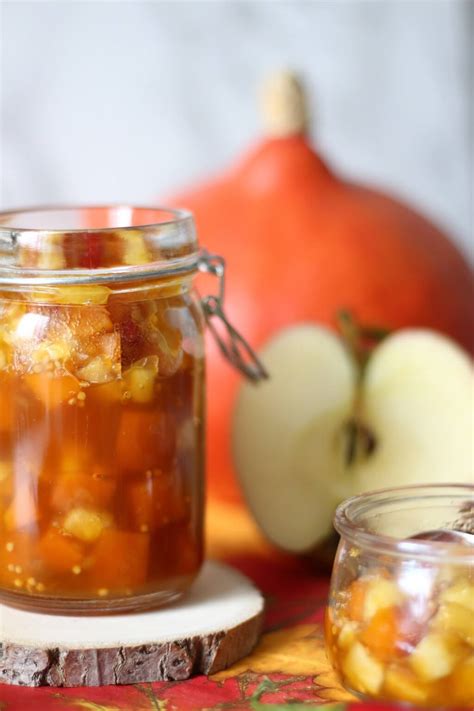 So Schmeckt Der Goldene Herbst Herbstliches K Rbis Apfel Chutney