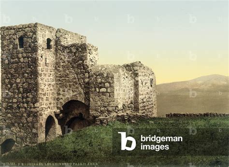 Image Of Ruins Of The So Called Palace Of Ahab Medieval Tower At By