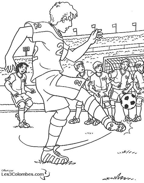 Coloriage Foot 24 Coloriage En Ligne Gratuit Pour Enfant