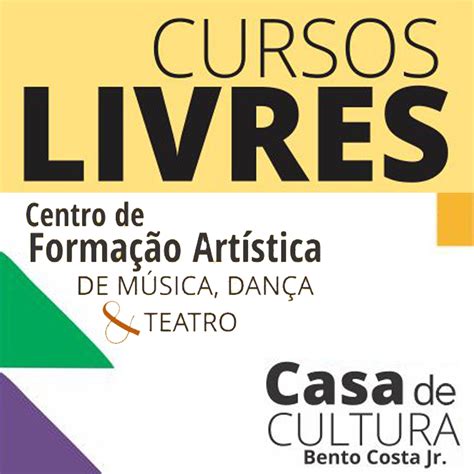 Fundação de Cultura divulga novos Cursos Livres para a população