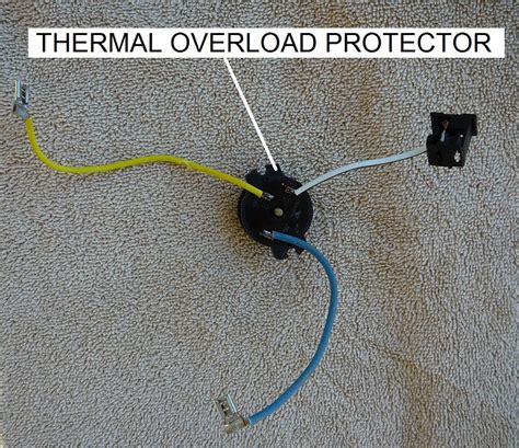 How To Change The Thermal Overload Protector On An Ao Smith Motor