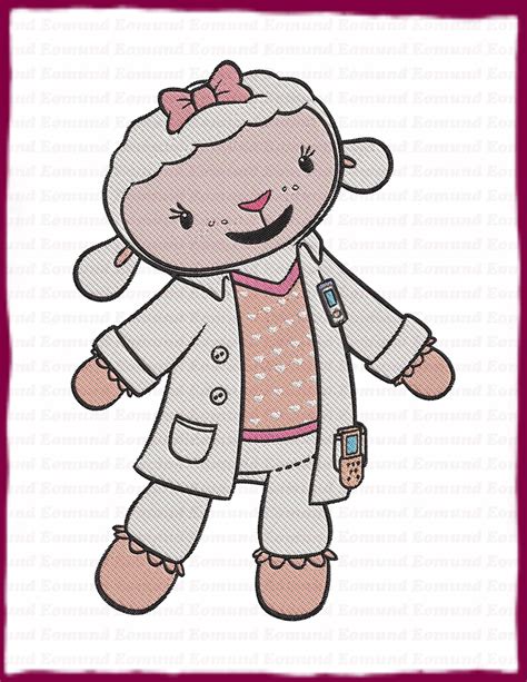 Lambie Doc Mcstuffins Fill Embroidery Design 4 Instant Download Etsy