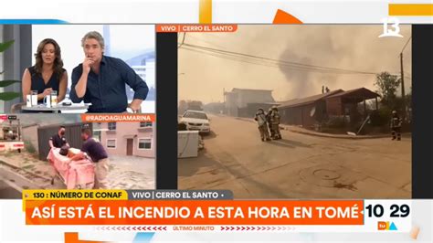 “es Fuerte Estar Aquí” Periodista Rompe En Llanto En Pleno Despacho Por Los Incendios En La