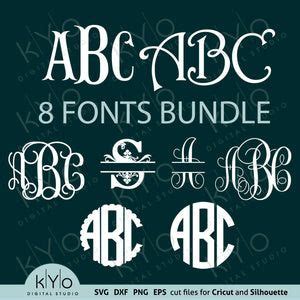 Monogram fonts svg files – Artofit