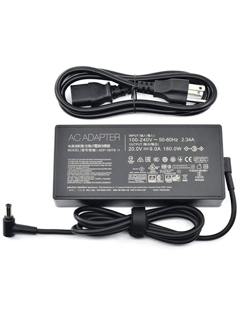 Cargador Original 20v 9a 180w Adp 180tb H 6 0mm Asus A20 180p1a