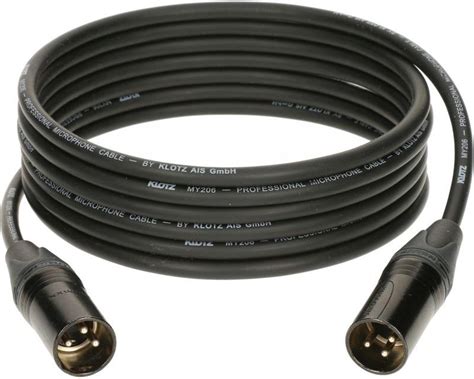 Klotz KABEL MIKROFONOWY ADAPTER XLR 3 PIN WTYK WTYK NA ZŁĄCZACH