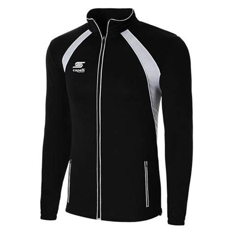 Capelli Sport Raven Herren Trainingsjacke Aga X Black White Sportspar